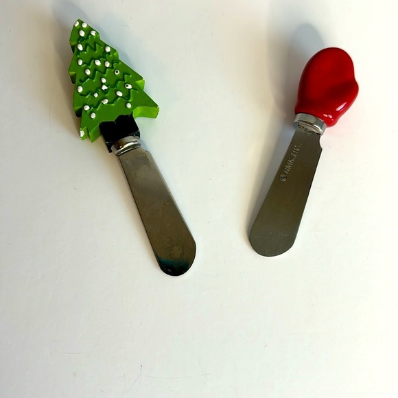 CHRISTMAS TREE PLATE & SPREADERS - Picture 3 of 4